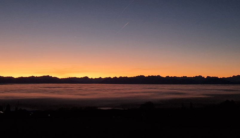 vue du ciel Mont la Ville MS Méditation Mario Salvati