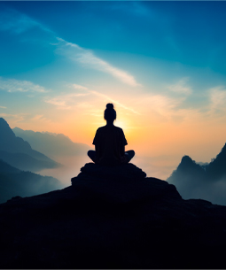 yoga sur une montagne mario salvati